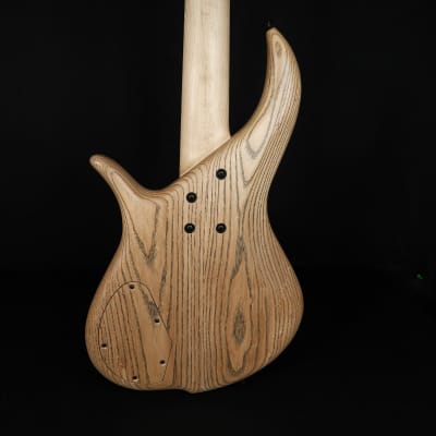 F Bass BN5 5 String Bass 2-Piece Natural Ash Body Ebony Fingerboard image 5
