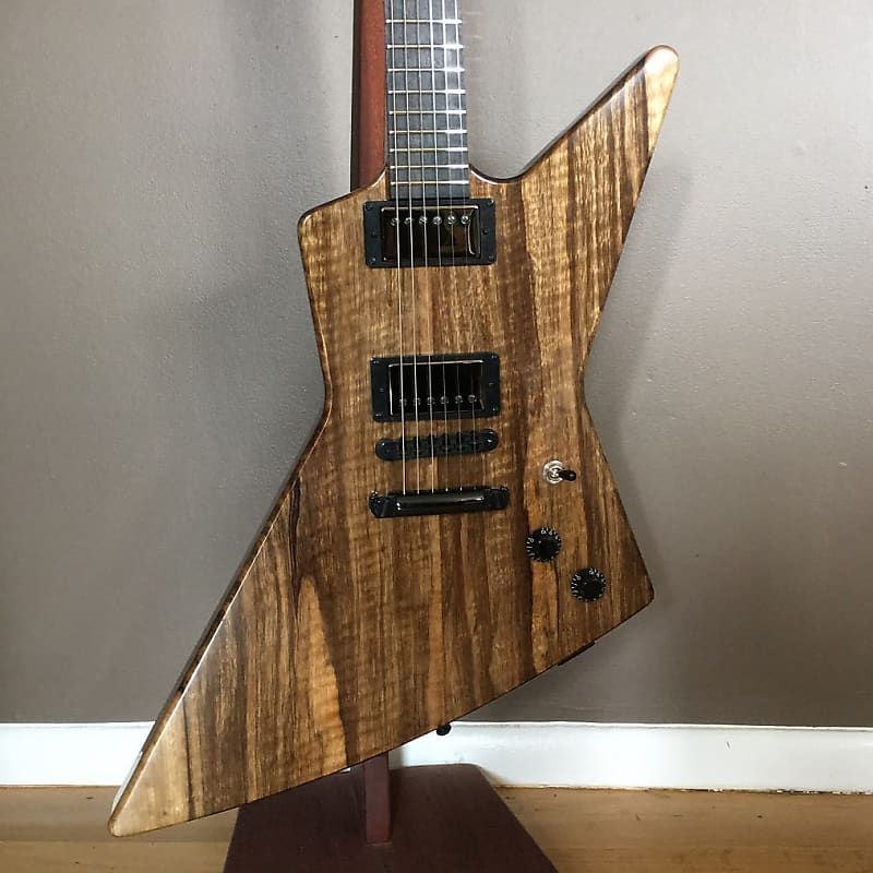 Black Diamond Custom Guitars X Pro explorer Custom Guitar Highly Figured Korina Unique Hand crafted