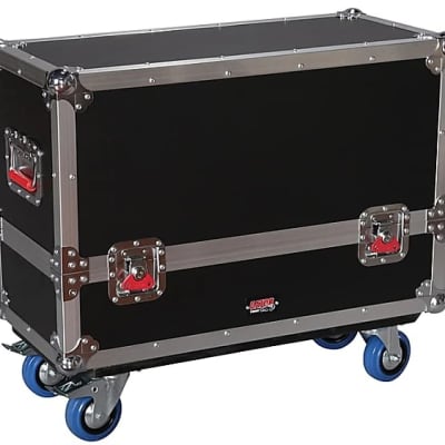 Gator G-TOUR-SPKR-2K8 Rolling Transporter Case for Two QSC K8 Speakers