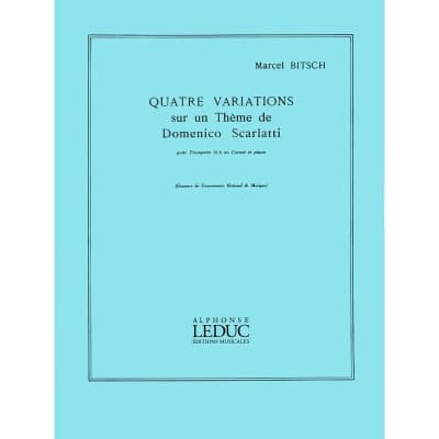 Leduc Bitsch: Four variations on a theme by Domenico Scarlatti for sale