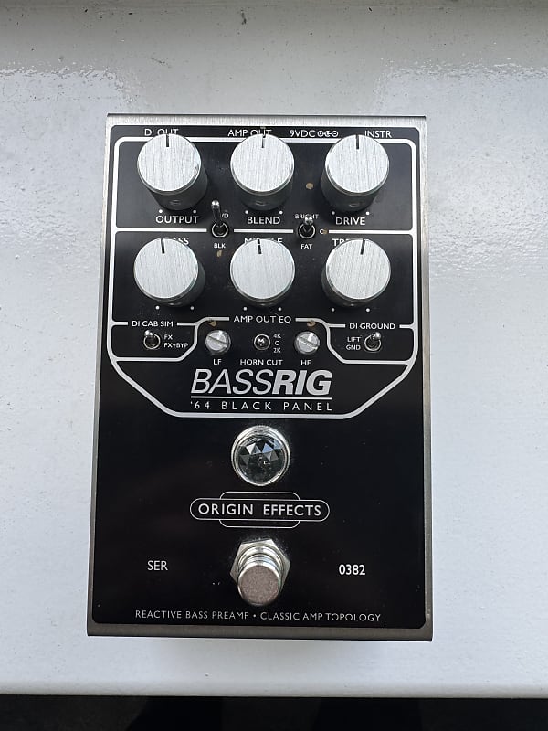 Origin Effects BASSRIG '64 Black Panel