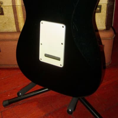 1993 Fender Strat Plus Black w Hard Case image 6