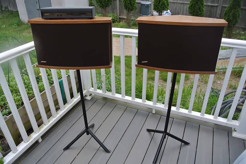 Pickup Mass - Exc! Vintage Bose 901 Series VI Speakers w Stands &amp; EQ Equalizer  			