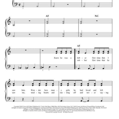 Taylor Swift - Reputation by Taylor Swift - Easy Piano - Sheet