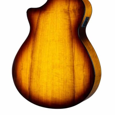 Breedlove Pursuit Exotic S Tiger's Eye Concerto Acoustic Guitar-SN3621 image 3