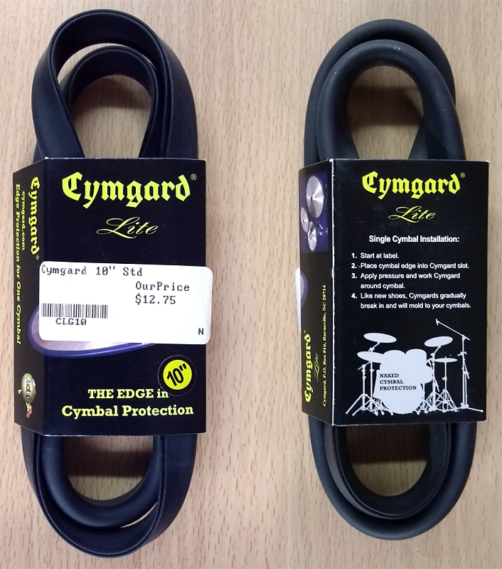 Cymgard 10-inch Lite, Black and Yellow Cymbal Mute image 1