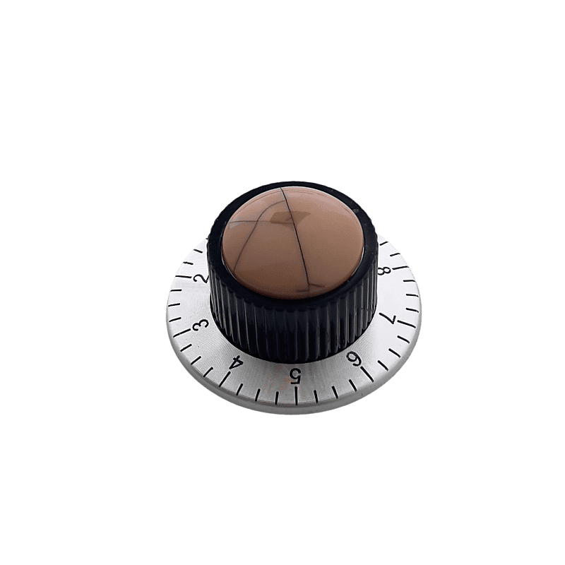 Eco Friendly (faux) (Domed Brown) Guitar Knobs JUMBO Reverb