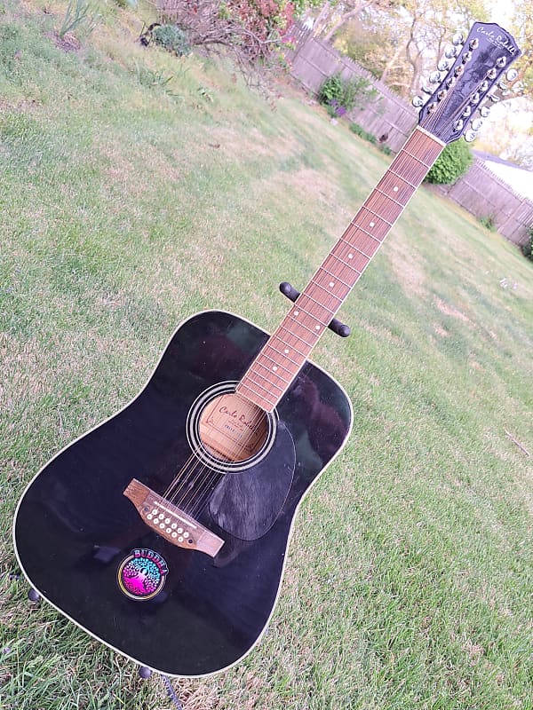 🎵🎸 Carlo Robelli 12 String Acoustic 2000s Black 🎸🎵 image 1