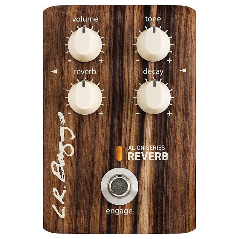 L.R. Baggs Align Series Reverb Acoustic Guitar Effects Pedal Open Box Mint image 1