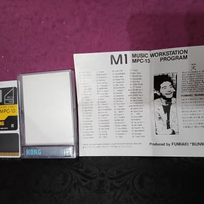 KORG ROM CARD MPC-13 BUN MAY M1 M1R T3 T2 T1 MEMORY CARD ROM 1988