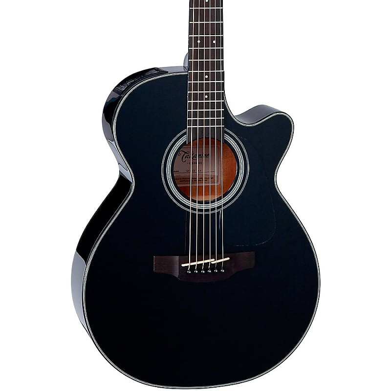 Takamine G Series GF30CE Cutaway Acoustic Guitar Gloss Black image 1
