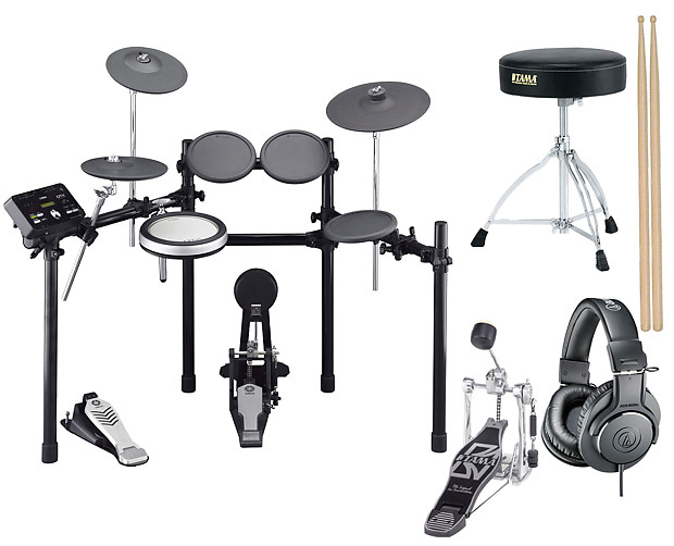 Yamaha DTX522K Electronic Drum Set Bundle Reverb