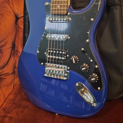Indio Stratocaster Electric Guitar - Blue image 2