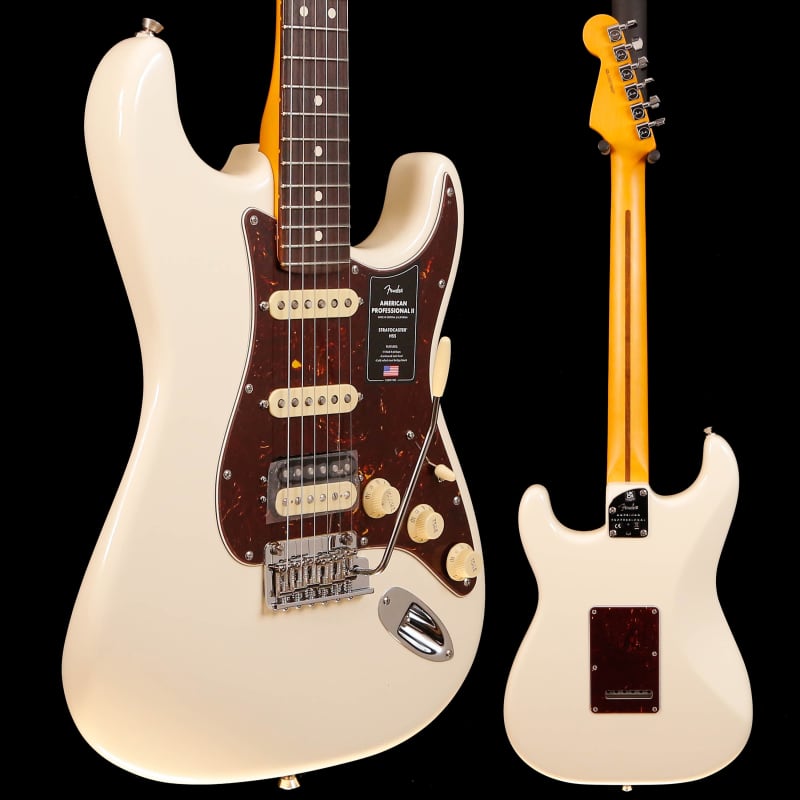 Photos - Guitar Fender American Professional II Stratocaster HSS, RW Fb, Olymp... Olympic 