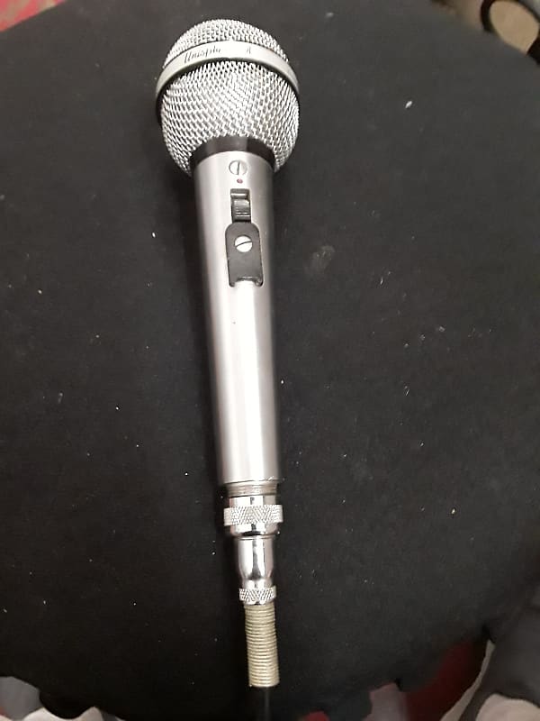 Shure 5855 A Microphone 1970s Brushed Chrome | Reverb