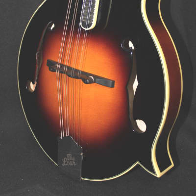 The Loar LM-600 Professional F-Style Mandolin, Brand New, Vintage Sunburst, CA Bridge, and  Case Included image 2