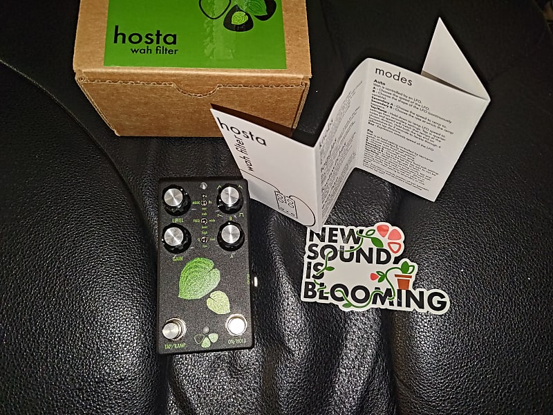 flower pedals Hosta wah filter mint Reverb