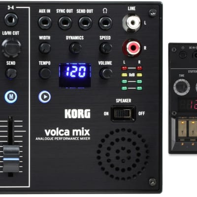 Korg Volca Mix 4-channel Analog Performance Mixer  Bundle with Korg Volca Beats Analog Drum Machine image 1