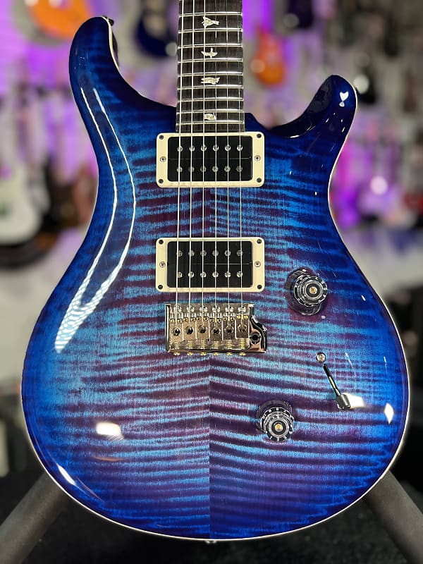 PRS Custom 24 2022 Custom Color - Violet Blue Burst w/ | Reverb