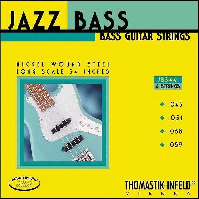 Thomastik-Infeld JR344 Jazz Round Wound Electric Bass Strings, 43-89 image 1