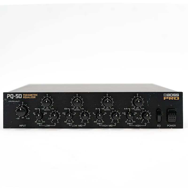 Boss Pro PQ-50 Parametric Equalizer EQ Half Rack with Power