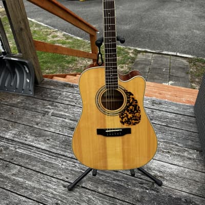 Zager ZAD50CE Solid Spruce/Mahogany Acoustic Electric Natural mid 2010s - Natural for sale