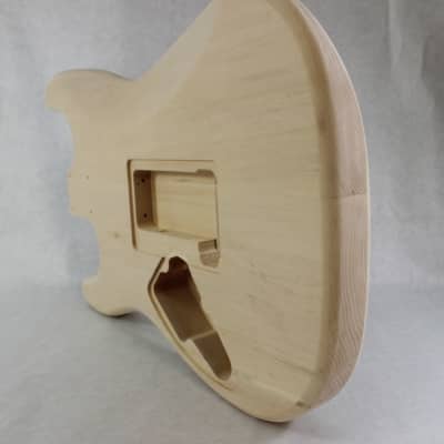 Unfinished Basswood SSS guitar body - fits Fender Strat Stratocaster neck Floyd Rose J692 image 5