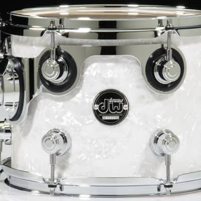 DW Performance Series 6pc Drum Kit White Marine 10/12/14/16/22/14SD image 4