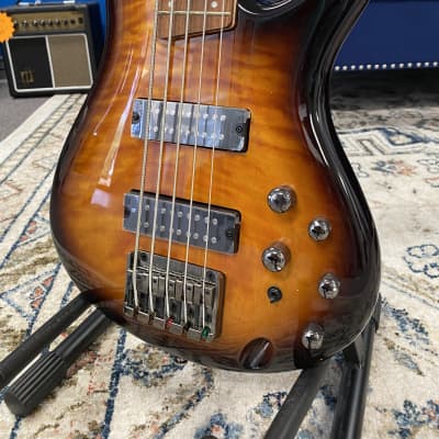 Ibanez SR405EQM-DEB Soundgear Standard 5-String Bass 2016 - 2020 - Dragon Eye Burst image 3