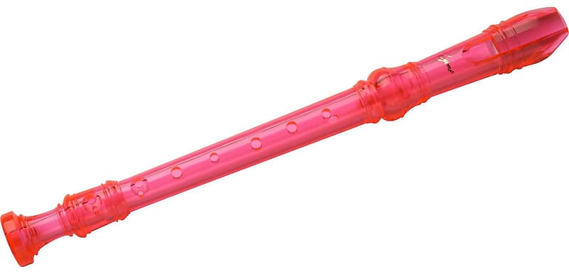 Lyons Soprano Recorder in Transparent Pink | Reverb