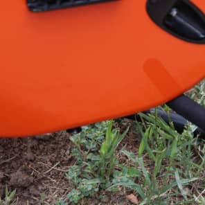 Fender Squier Bullet Stratocaster Traffic Cone Orange Finish Single Humbucker Electric Guitar image 4