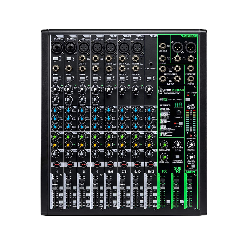 Mackie ProFX12v3 Professional USB Mixer, 12-Channel image 1