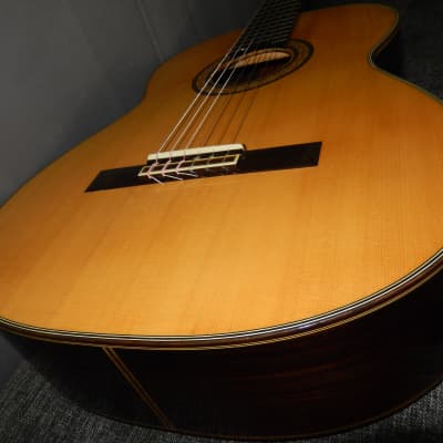 HAND MADE IN 1985 - TAKAMINE No8 - SWEET AND POWERFUL CLASSICAL CONCERT GUITAR image 7