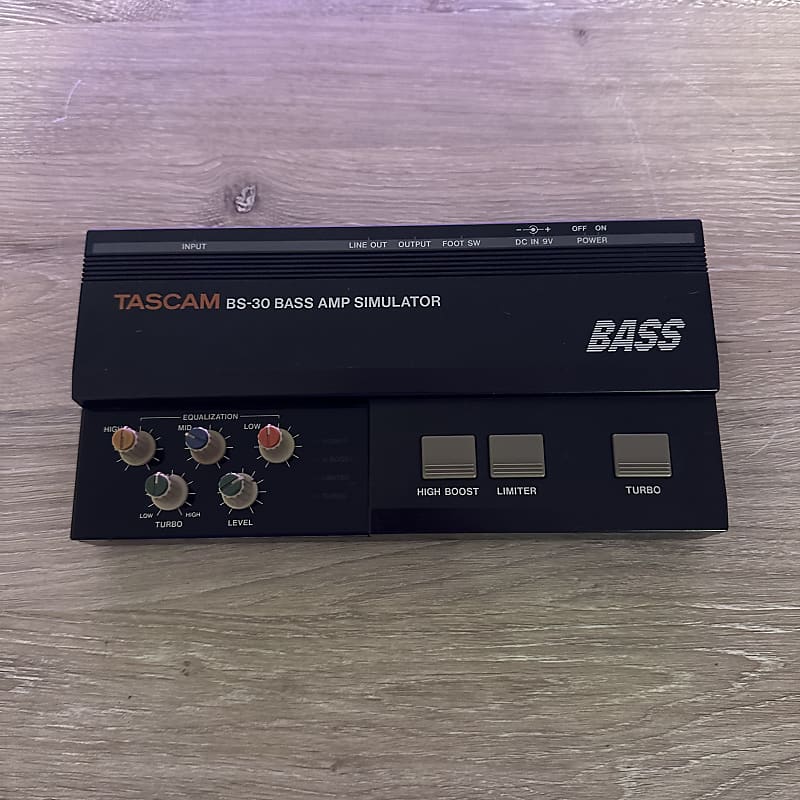 serviced* Tascam BS-30 Bass Amp Simulator 1980's | Reverb