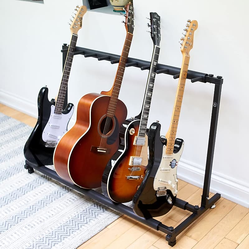 Multi Guitar Display Stand, Fits 9 Guitars of All Shapes, Reverb