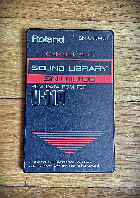 6 Roland U-110 PCM Data Sound Expansion Card Lot [see video]