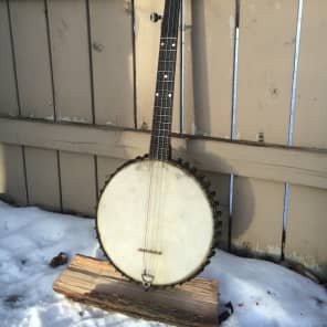 Circa 1900 Semi fretless Open Back 5 string Banjo for sale Reverb