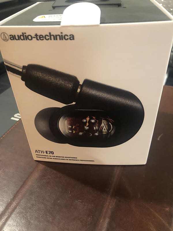 Audio-Technica ATH E70 Black | Reverb
