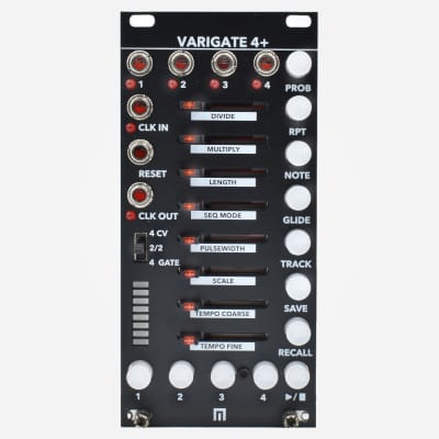 Malekko VARIGATE 4+ (Black Panel) Eurorack Sequencer Module image 1