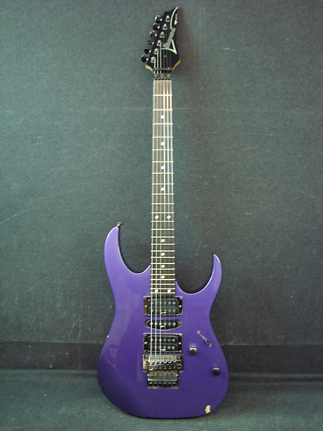 1996 Ibanez RG Series HSH Electric Guitar Purple Finish