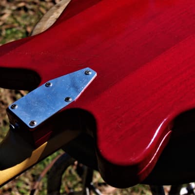 Micro-Frets Spacetone 1971 Red Transparent. VERY RARE. Excellent Guitar. MicroFrets custom guitar. image 18