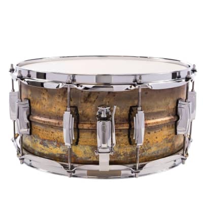 Ludwig Raw Brass Phonic 6.5" X 14" Snare Drum (Used/Mint) image 2