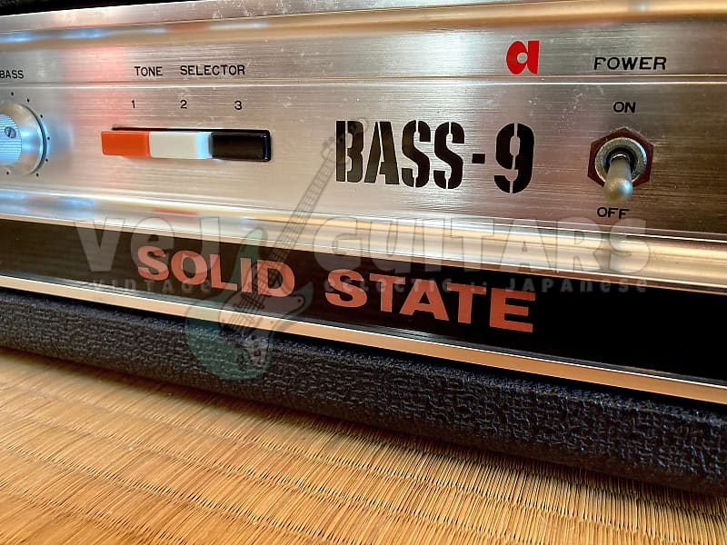 ACE TONE BASS 9 VINTAGE JAPAN BASS AMP HEAD 1970s w/BUILT-IN