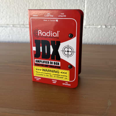 Radial JDX Reactor Amplifier Direct Box 2010s - Red image 1