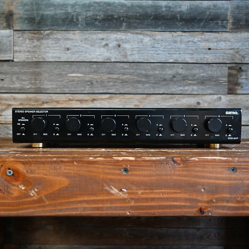 (C14372) Sima SSW-6HP Speaker Selector  			