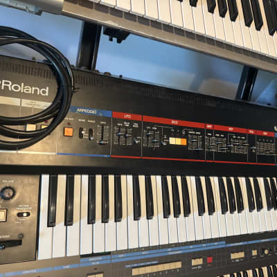 Roland Juno-6 61-Key Polyphonic Synthesizer 1982 - 1984 - Black