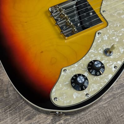 MyDream Partcaster Custom Built - Thinline Sunburst Lollar FB Freeway image 5