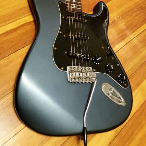 Fender Stratocaster Gunmetal Blue Reverb