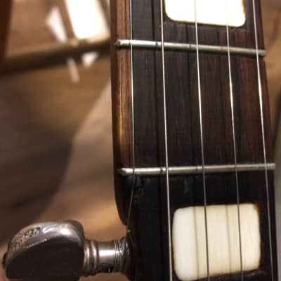 1955 Gibson RB-100 Left-Hand Mod Gloss Sunburst Finish Resonator 5-String Banjo image 7