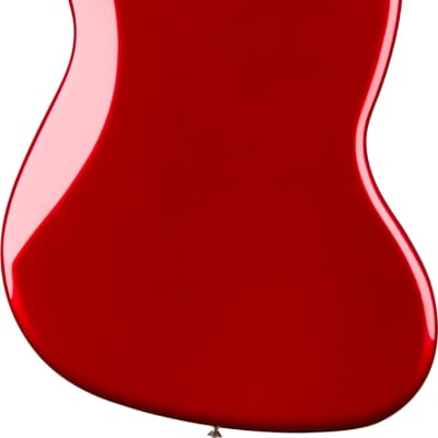 Fender Player Jazz Bass LH Left-Handed Bass, Pau Ferro FB, Candy Apple Red image 3